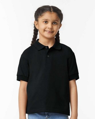 Custom Logo Gildan DryBlend® Youth Jersey Polo 8800B Embroidered