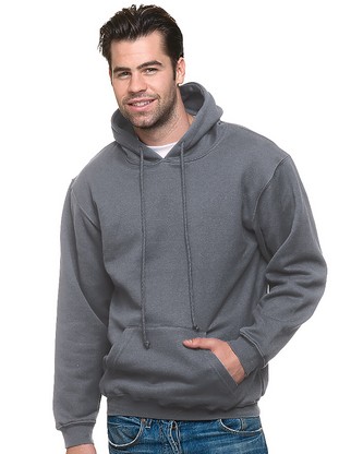 Unisex Union Made Hooded Pullover - CHARCOAL - S 