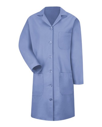Custom Logo Red Kap Women's Lab Coat KP13 Embroidered