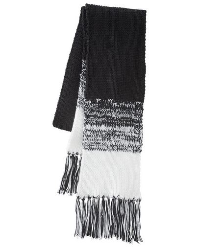 Acrylic Rib-Knit Ascent Scarf