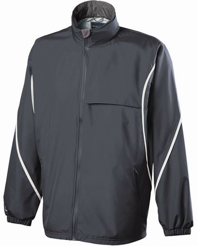 Adult Polyester Full Zip Hooded Circulate Jacket