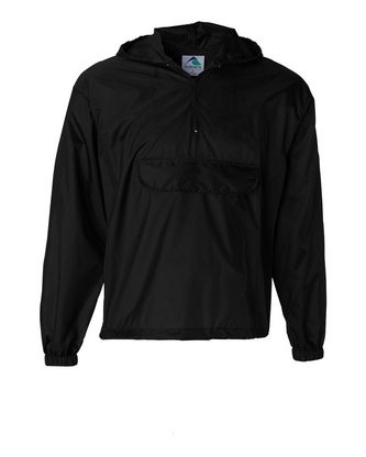  Custom Logo Augusta Sportswear Packable Half-Zip Hooded Pullover Jacket 3130 Embroidered 