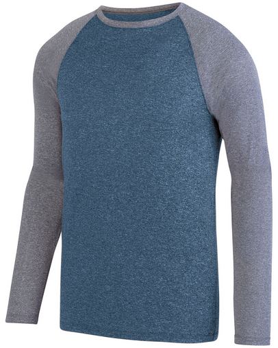 Adult Kinergy Two-Color Long-Sleeve Raglan T-Shirt