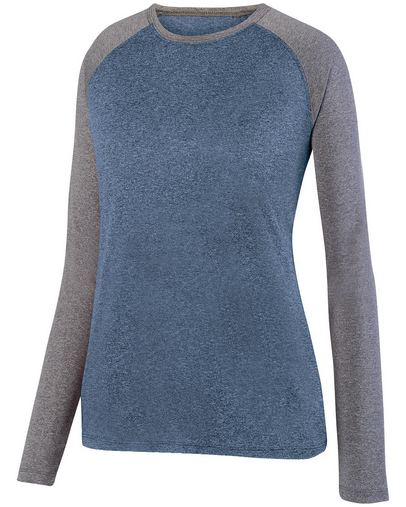 Ladies' Kinergy Two-Color Long-Sleeve Raglan T-Shirt