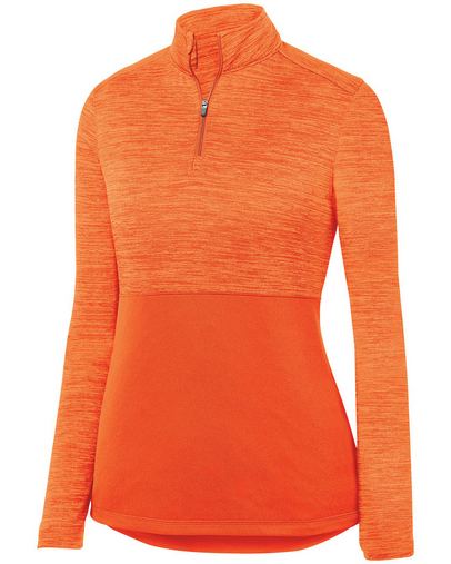  Ladies' Shadow Tonal Heather 1/4 Zip Pullover 