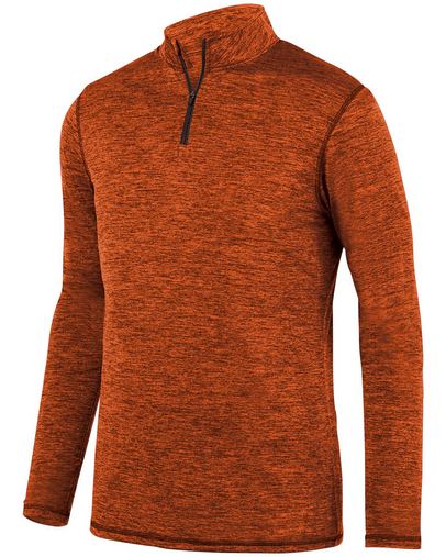 Youth Intensify Black??Heather Quarter-Zip Pullover