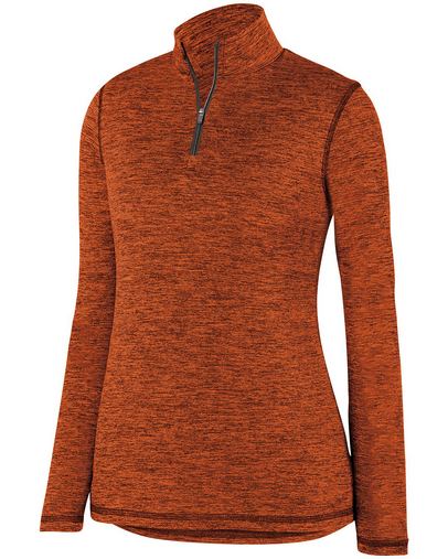 Ladies' Intensify Black??Heather Quarter-Zip Pullover