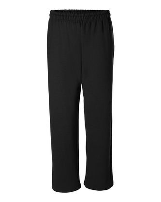  Custom Embroidered Gildan Heavy Blend Open-Bottom Sweatpants 18400 With Logo 