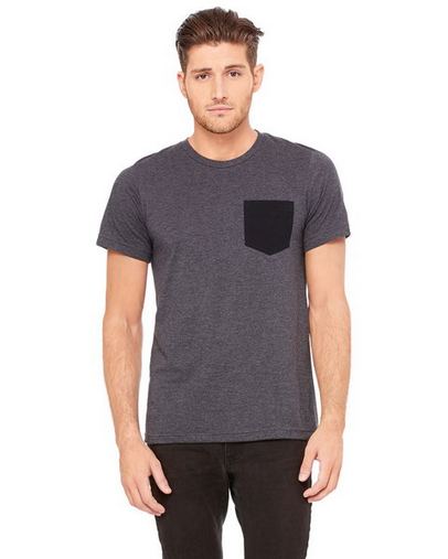 Custom Printed Bella + Canvas Men's Jersey Pocket T-Shirt - 3021