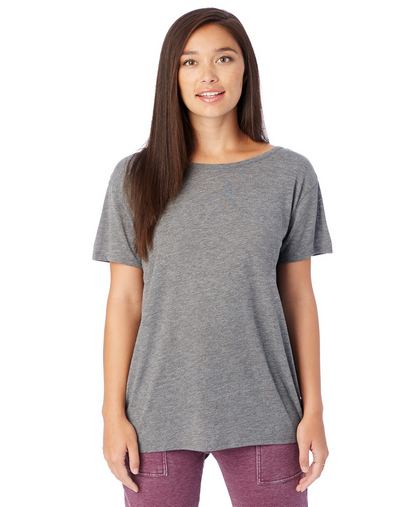 Custom Printed Alternative Ladies' Cross-Back Slinky-Jersey T-Shirt - 3098B2 
