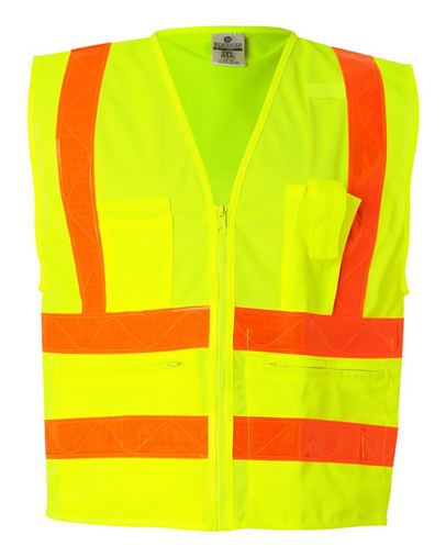 Custom Logo ML Kishigo Prismatic Hydrowick-Lite Multi Zipper Vest - 1197-1198