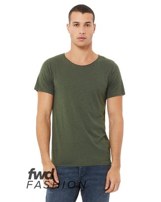 Custom Printed FWD Fashion Unisex Triblend Raw Neck T-Shirt 