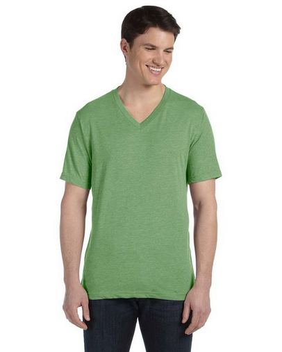 Custom Imprinted Bella + Canvas Unisex Triblend V-Neck T-Shirt - 3415C