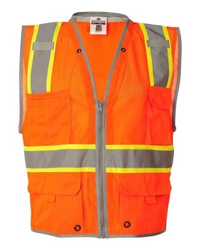 Custom Logo ML Kishigo Premium Brilliant Series® Heavy-Duty Class 2 Vest - 1510-1511 