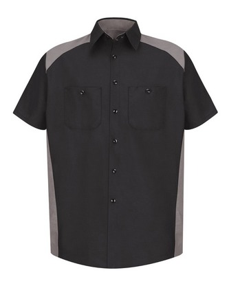 Company Branded Red Kap Short Sleeve Motorsports Shirt SP28 With Logo
