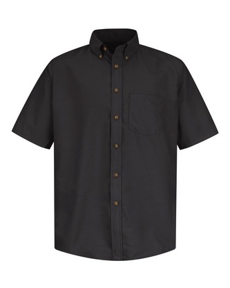 Custom Logo Red Kap Poplin Short Sleeve Dress Shirt SP80 Embroidered