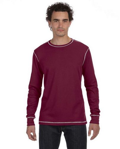 Custom Printed Bella + Canvas Men's Thermal Long-Sleeve T-Shirt - 3500