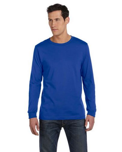 Custom Logo Bella + Canvas Jersey Long-Sleeve T-Shirt - 3501