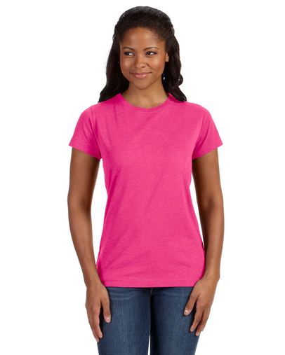 Custom Printed Ladies' Vintage Fine Jersey T-Shirt - 3505 With Logo