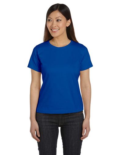 Custom Printed Ladies' Premium Jersey T-Shirt-3580 With Logo