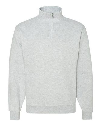 Company Branded JERZEES Nublend® Cadet Collar Quarter-Zip Sweatshirt 995MR With Logo