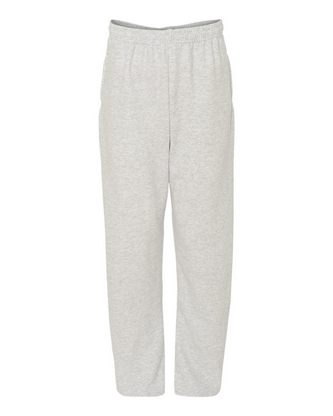  Company Branded JERZEES NuBlend® Open-Bottom Sweatpants with Pockets 974MPR With Logo 