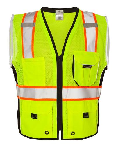 Custom Logo ML Kishigo Premium Black Series® Heavy Duty Vest - 1513-1514