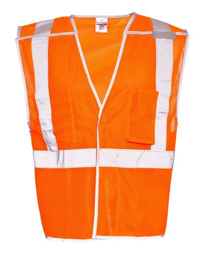 Custom Printed ML Kishigo - Premium Brilliant Series Economy Breakaway Vest - 1505-1506 With Logo