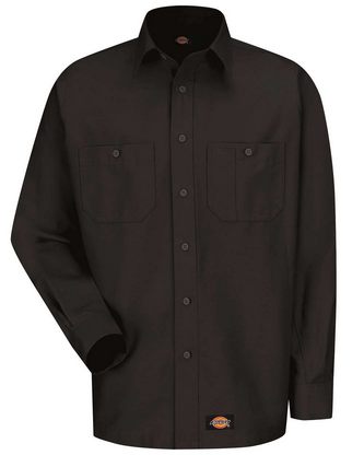  Custom Embroidered Dickies Long Sleeve Work Shirt - Tall Sizes WS10T With Logo 