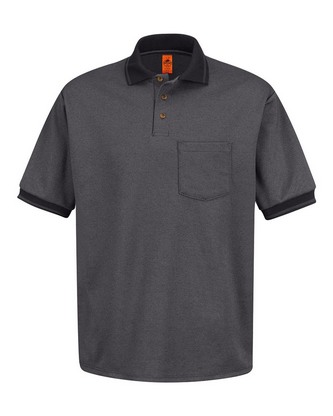 Custom Embroidered Red Kap Performance Knit Twill Shirt SK52 With Logo