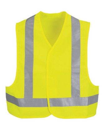 Custom Logo Red Kap High Visibility Safety Vest VYV6 Embroidered