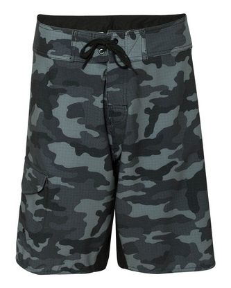Custom Embroidered Burnside Diamond Dobby Board Shorts 9371 With Logo