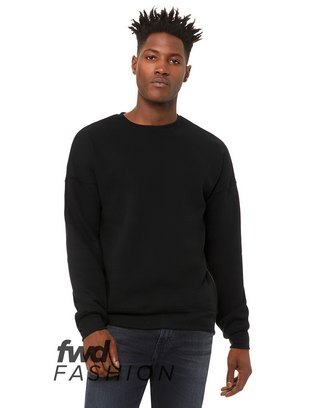 FWD Fashion Unisex Crew Neck Side Zipper Sweatshirt