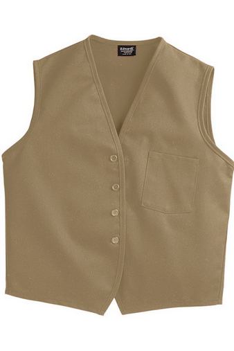 Custom Embroidered Edwards Apron Vest With Breast Pocket - 4006