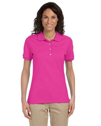 Custom Logo JERZEES Women's Spotshield® 50/50 Polo 437WR Embroidered
