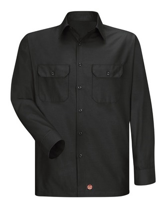 Company Branded Red Kap Ripstop Long Sleeve Shirt SY50 With Logo
