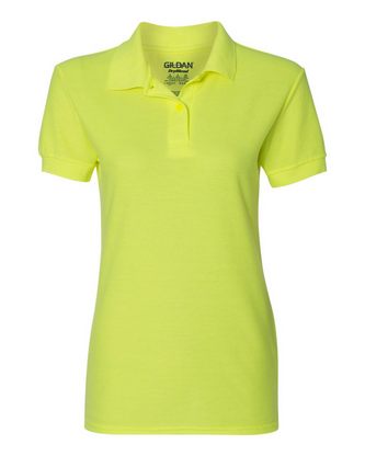  Custom Embroidered Gildan DryBlend® Women’s Double Piqué Polo 72800L With Logo 