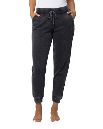 Ladies' Burnout Campus Sweatpant - CHARCOAL - S