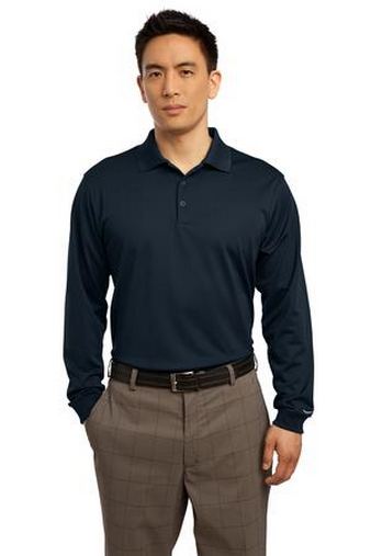 Custom Embroidered Tall Long Sleeve Dri-FIT Stretch Tech Polo. Nike Golf - 604940