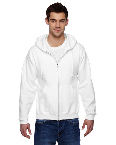 Adult 9.5 oz., Super Sweats® NuBlend® Fleece Full-Zip Hooded Sweatshirt