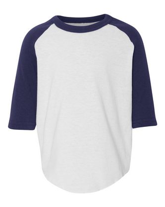 Company Branded Augusta Sportswear Toddler Three-Quarter Sleeve Baseball Jersey 422 With Logo
