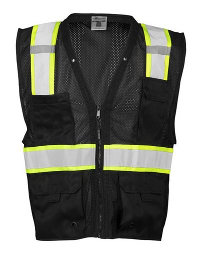  Company Branded Kishigo EV Series® Enhanced Visibility Multi-Pocket Mesh Vest B100-111 With Logo 