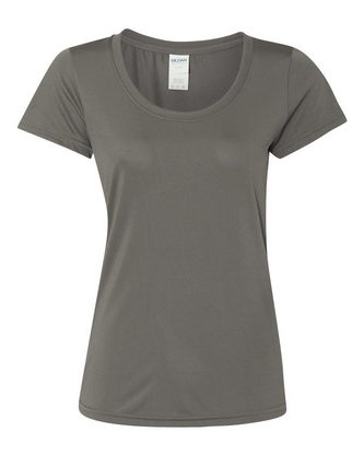  Custom Embroidered Gildan Performance® Core Women's T-Shirt 46000L With Logo 