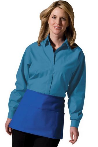 Custom Embroidered Edwards Women's Long Sleeve Cafe Shirt - 5290