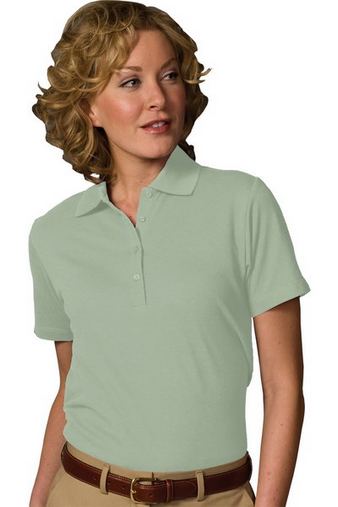 Custom Embroidered Edwards Women's Soft Touch Blended Pique Polo - 5500