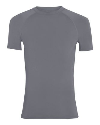 Company Branded Augusta Sportswear Youth Hyperform Compression Short Sleeve Shirt 2601 With Logo
