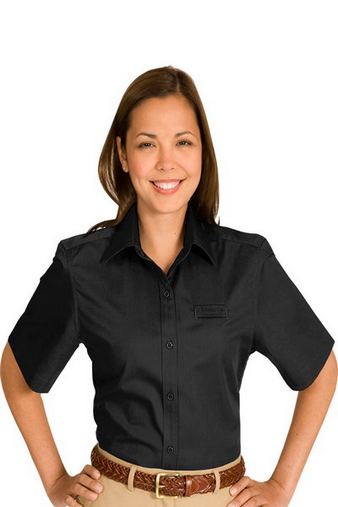 Women'S Cottonplus Short Sleeve Twill Shirt
