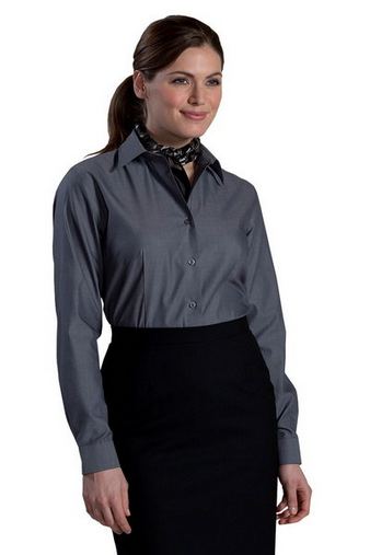 Custom Embroidered Edwards Womens No-Iron Dress Shirt - 5978