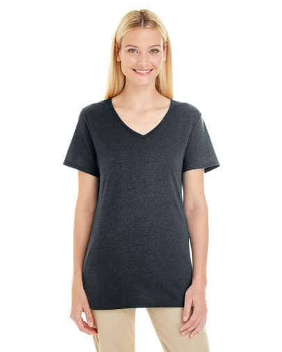  Ladies' 4.5 oz. TRI-BLEND V-Neck T-Shirt 