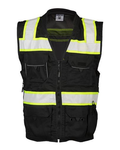 Custom Logo ML Kishigo Enhanced Visibility Professional Utility Vest - B500